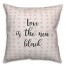 Love Is The New Black Spun Poly Pillow