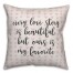 Every Love Story Is Beautiful Spun Poly Pillow