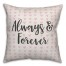 Always & Forever Spun Poly Pillow