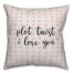 Plot Twist I Love You Spun Poly Pillow