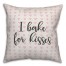 I Bake For Kisses Spun Poly Pillow