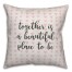 Together Is A Beautiful Place To Be Spun Poly Pillow Cover