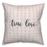 True Love Spun Poly Pillow Cover