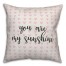 You Are My Sunshine Spun Poly Pillow Cover