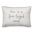Love Is A Four-Legged Word  Pillow