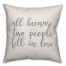 All Because Two People Fell In Love 16x16 Spun Poly Pillow Cover