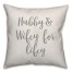 Hubby & Wifey For Lifey 16x16 Spun Poly Pillow Cover