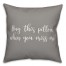 Hug This Pillow When You Miss Me 16x16 Spun Poly Pillow Cover