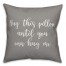 Hug This Pillow Until You Can Hug Me 16x16 Spun Poly Pillow Cover