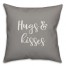Hugs & Kisses 16x16 Spun Poly Pillow Cover