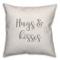 Hugs & Kisses 16x16 Spun Poly Pillow Cover