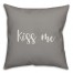 Kiss Me 16x16 Spun Poly Pillow Cover