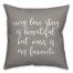 Every Love Story Is Beautiful 16x16 Spun Poly Pillow Cover