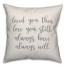 Love Never Gives Up 16x16 Spun Poly Pillow Cover