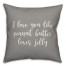 I Love You Like Peanut Butter Loves Jelly 16x16 Spun Poly Pillow Cover
