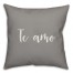 Te Amo 16x16 Spun Poly Pillow Cover