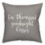 Ten Thousand Goodnight Kisses 16x16 Spun Poly Pillow Cover