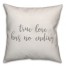 True Love Has No Ending 16x16 Spun Poly Pillow Cover