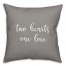 Two Hearts One Love 16x16 Spun Poly Pillow Cover