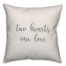 Two Hearts One Love 16x16 Spun Poly Pillow Cover