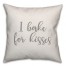 I Bake For Kisses 16x16 Spun Poly Pillow Cover