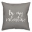 Be My Valentine 16x16 Spun Poly Pillow Cover