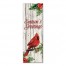 Season's Greetings Christmas Cardinal 12x36 Canvas Wall Art