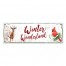 Winter Wonderland 12x36 Canvas Wall Art