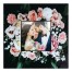 Blush Bouquet Frame 16x16 Personalized Canvas Wall Art