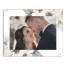 Cream Watercolor Floral Frame 11x14 Personalized Canvas Wall Art