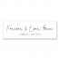 Forever and Ever Amen 12x36 Personalized Canvas Wall Art