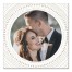 Circle Dot Pattern Frame 16x16 Personalized Canvas Wall Art