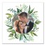 Greenery Wreath Frame 16x16 Personalized Canvas Wall Art