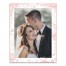 Blush Floral Frame 11x14 Personalized Canvas Wall Art