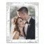 Gray Floral Frame 11x14 Personalized Canvas Wall Art