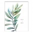 Simple Green Palm 11x14 Personalized Canvas Wall Art