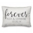 Simple Script Forever 14x20 Personalized Spun Poly Pillow