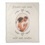 Heart Laurel Frame 50x60 Personalized Coral Fleece Blanket