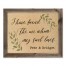 Whom My Soul Loves 20x16 Personalized Framed Wood Print