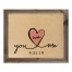 You Me We 20x16 Personalized Framed Wood Print