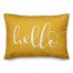Hello Script Pillow
