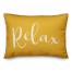 Relax Script Pillow