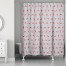 Dancing Crabs 71x74 Shower Curtain