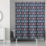 Sailboat Pattern 71x74 Shower Curtain