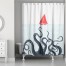 Underwater Creature 71x74 Shower Curtain