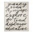 Exploring Words 50x60 Coral Fleece Blanket