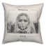 Gold Border 18x18 Personalized Spun Poly Pillow