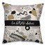 Graduation Confetti Pattern 18x18 Spun Poly Pillow