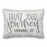 Trust Your Journey 14x20 Personalized Spun Poly Pillow