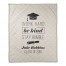 Work Hard Be Kind Stay Humble Grad 50x60 Personalized Coral Fleece Blanket